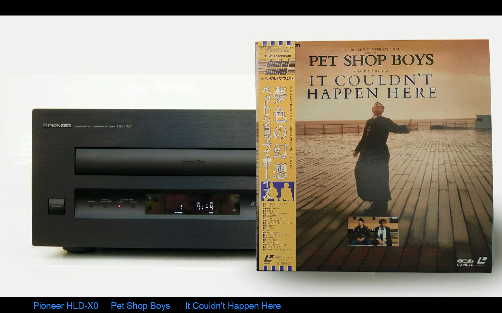 Pioneer HLD-X0 показывает самый крутой видеофильм от Pet Shop Boys