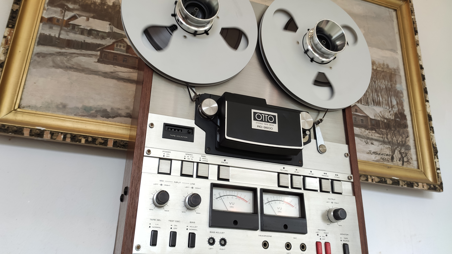 OTTO RD-9600 с катушками Audiotape TM